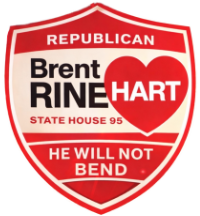 Brent Rinehart campaign shield